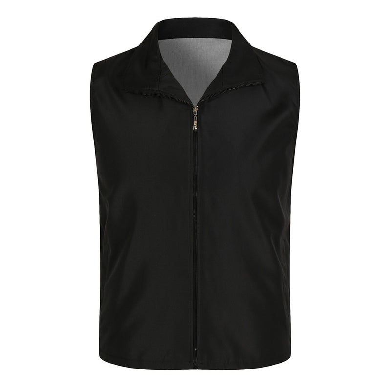 Public Welfare Workers And Clothing Workers And Farmers Sketch Advertising Red Children'S Activity Volunteers Vest Custom Printed Logo Printing Overalls - Image 1