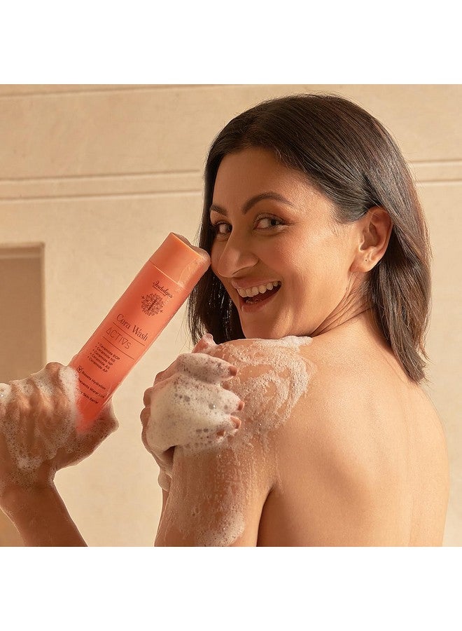 أساسيات إندوليجو غسول الجسم سيراميد، غسول سيراميد، خفيف الوزن، يقلل من جفاف العد الوردي وحروق الشمس، يرطب البشرة وينظفها بعمق، جل استحمام عضوي 100% للرجال والنساء، 300 مل - Image 4