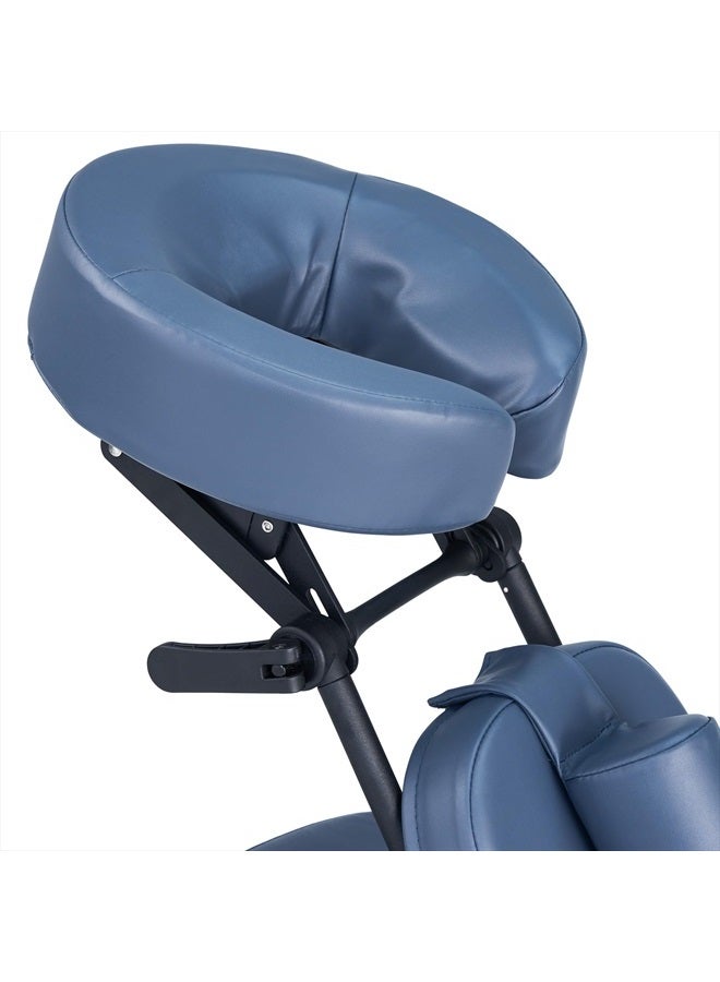 MASTER MASSAGE EQUIPMENT Professional Portable Massage Chair, Blue - Image 3