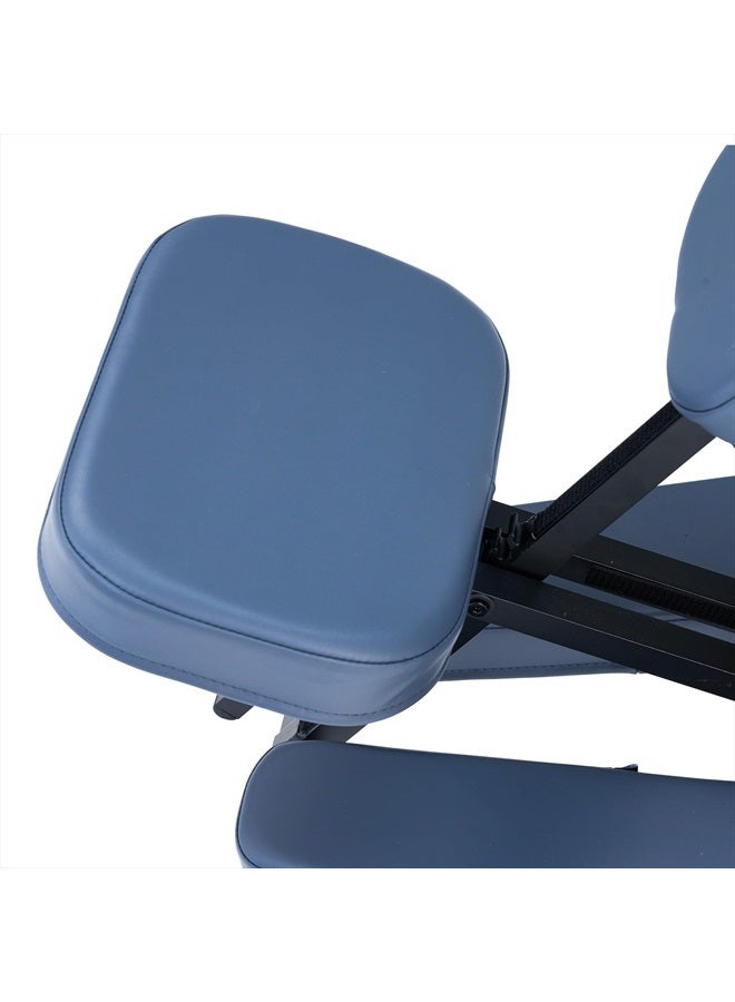 MASTER MASSAGE EQUIPMENT Professional Portable Massage Chair, Blue - Image 5