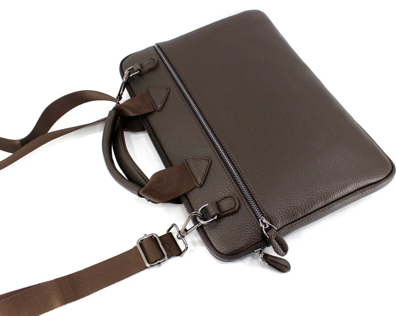 ديرسي كلوب Brown Unisex 13 and 14 Inch Tablet Notebook Bag Briefcase and Laptop Bag