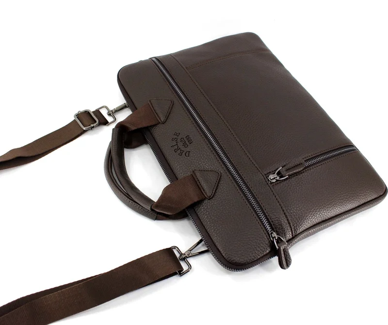 ديرسي كلوب Brown Unisex 13 and 14 Inch Tablet Notebook Bag Briefcase and Laptop Bag