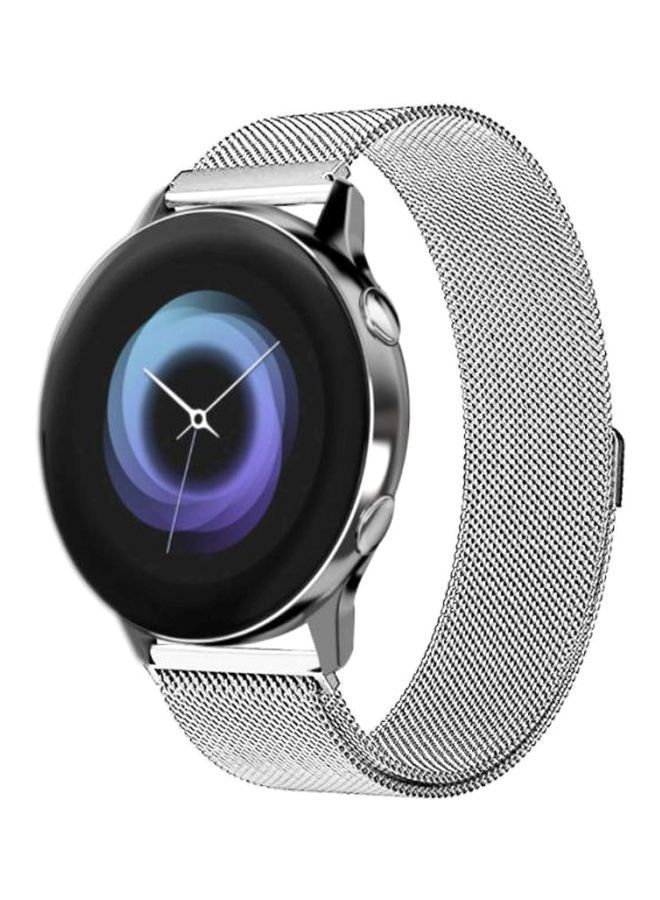 NIBEMINENT Replacement Band For Samsung Galaxy 20mm Silver 