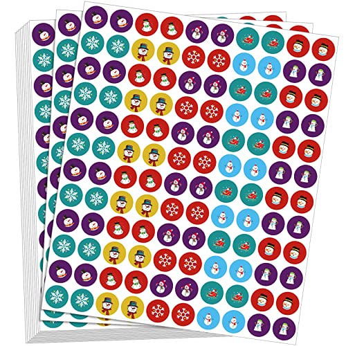 Eaasty 3000 Pcs Winter Christmas Snowflake Stickers Bulk for Kids Holiday Party Classroom Assortment Mini Stickers for Home SchoolWinter - Image 1