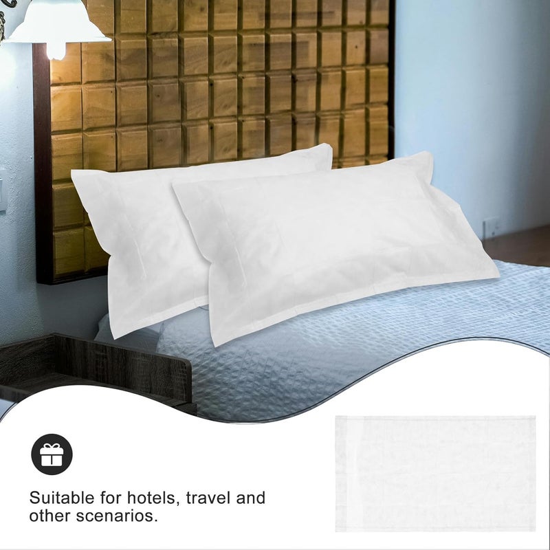 50pcs Disposable Spa Massage Pillowcases 50x80cm Non-Woven Fabric Safety Pillow Covers for Hotel Travel and Salon Use - Image 3