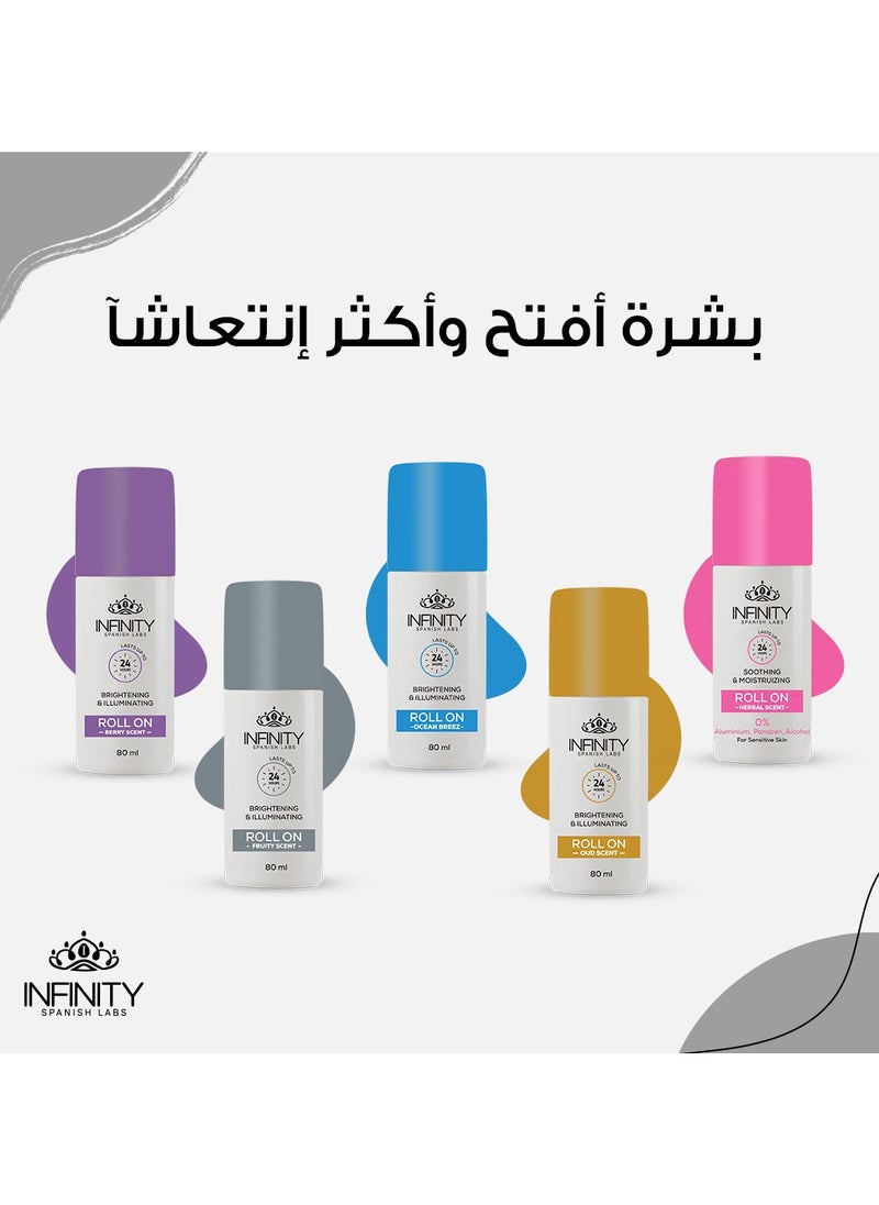 Infinity - Infinity Roll On  Soothing Moisturizing Herbal Scent 80Ml - Image 1