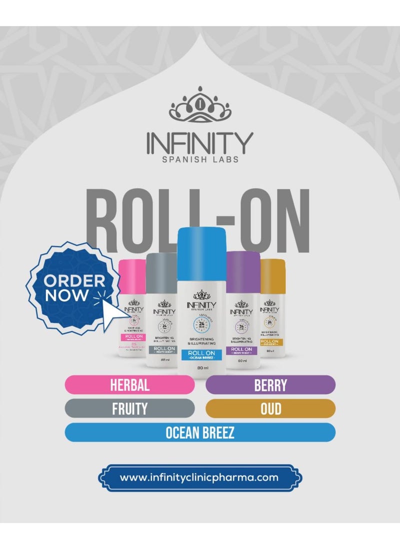 Infinity - Infinity Roll On  Soothing Moisturizing Herbal Scent 80Ml - Image 1
