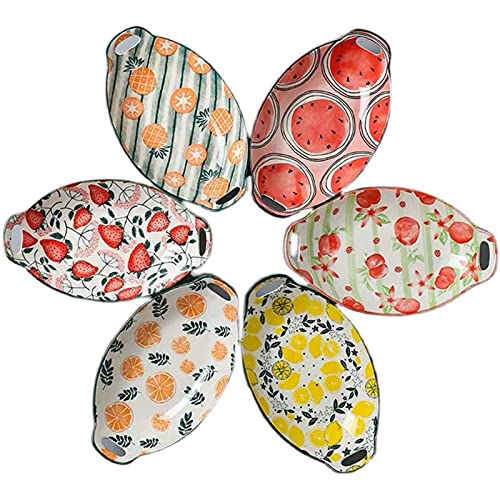 Primetan Bakeware Set Rectangle Round Bakin Dish Bowl For KitchenHotelRestaurantBanquet and Daily Use Watermelon - Image 3