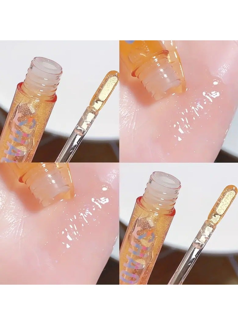 أوريتي لمعان الشفاه ، الملمس لامع الماء ، زيت الشفاه الشفاف مثل الزجاج ، لمعان الشفاه المرطب ، أحمر الشفاه الطبقي لون صقيل الشفاه 1 - Image 1