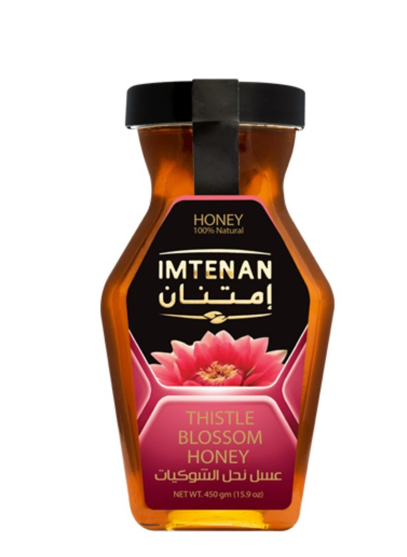 Imtenan Thistle Honey Hexagonal 450grams 