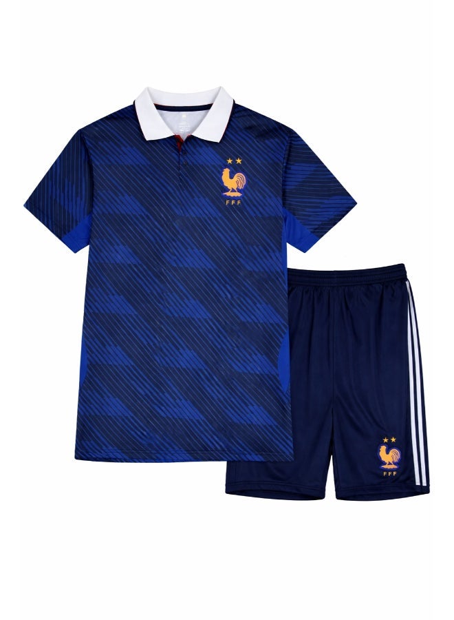 Toyland Kids France Football Jersey & Shorts Set –Sportswear Kit for Kids - Image 2