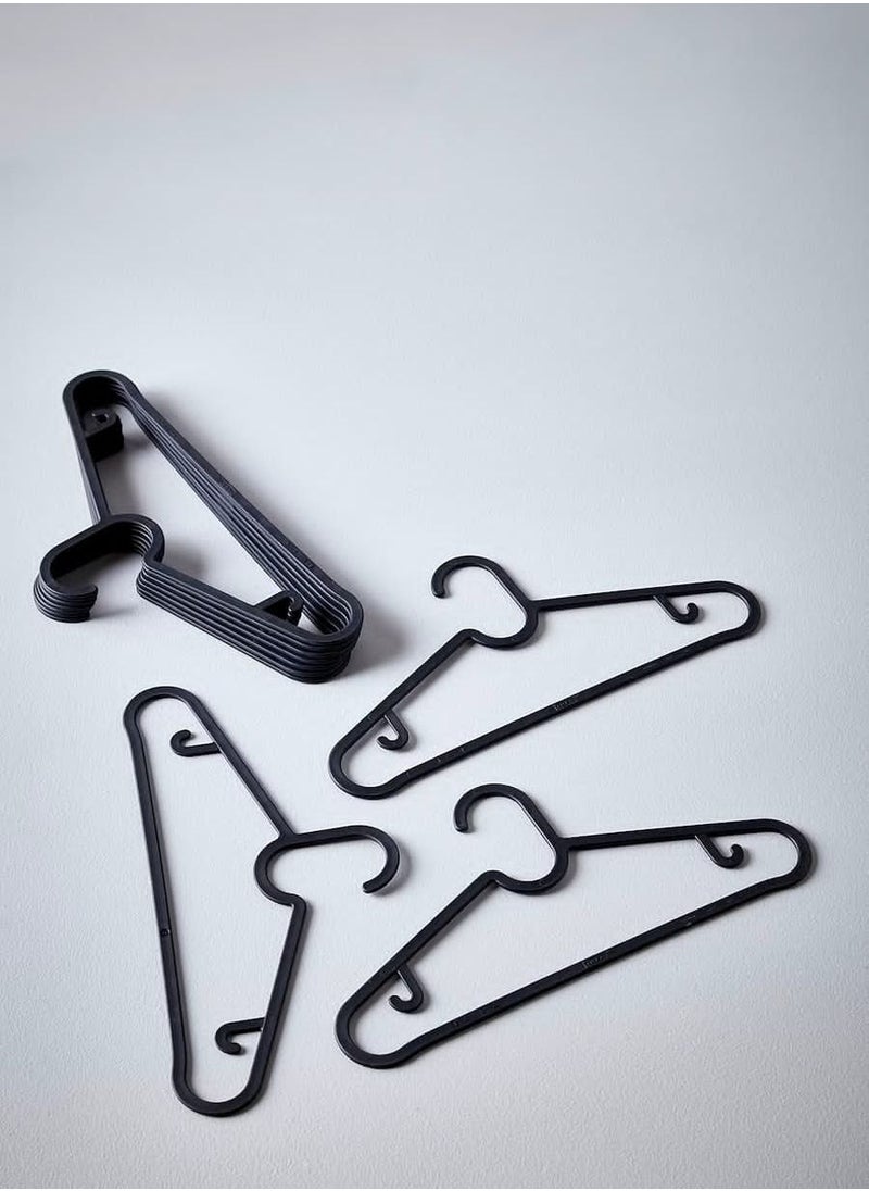 Generic - Ikea black plastic clothes rack 10 pieces - Image 1