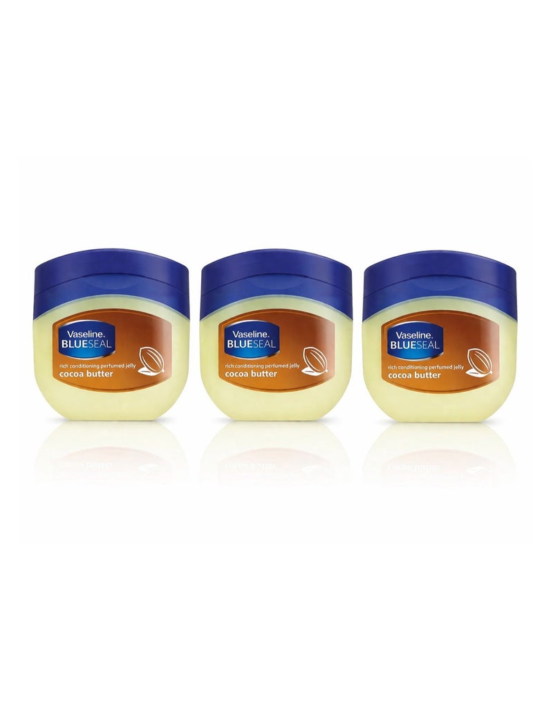 Blue Seal Rich Conditioning Perfumed Jelly Cocoa Butter 100ml (pack of 3)