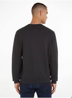 Calvin Klein Jeans Men's Sweatshirt - Sportswear - Cotton , Black - pzsku/Z2FBE88BCDF40B2BF8EAFZ/45/_/1723739162/3a9b2a60-f366-4696-95d9-352dcfc773e4