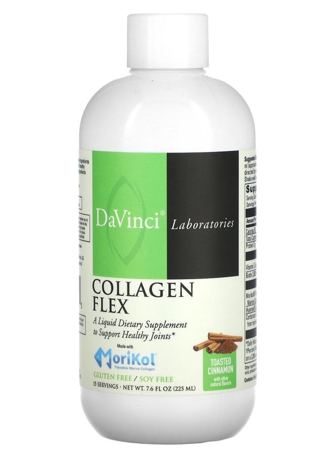 DaVinci Laboratories Collagen Flex Toasted Cinnamon 7.6 fl oz (225 ml) 