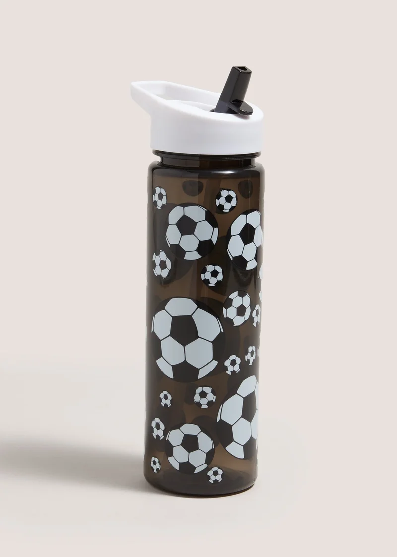 Matalan Black Football Drinks Bottle (24x6.5cm)