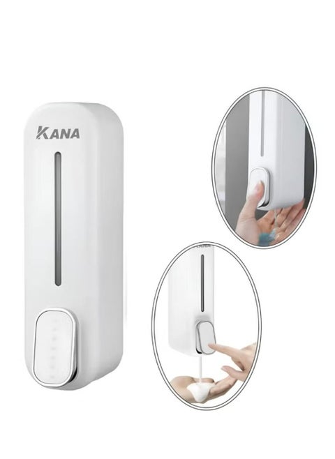 Wall Mounted Soap Dispenser 350ml  Soap Pump for Kitchen Bathroom and Office  Hygienic & Easy Installation