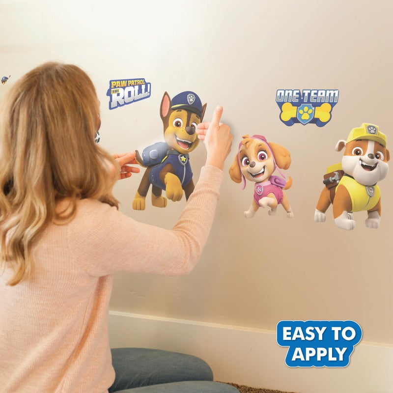 WALL PALZ Paw Patrol Puppies Wall Decals - Chase Marshall Rubble Skye Vinyl Wall Sticker Bedroom Decorations - Paw Patrol Room Decor Peel and Stick - Image 3