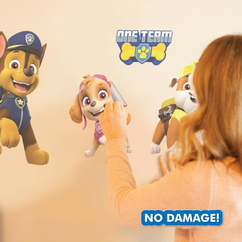 WALL PALZ Paw Patrol Puppies Wall Decals - Chase Marshall Rubble Skye Vinyl Wall Sticker Bedroom Decorations - Paw Patrol Room Decor Peel and Stick - Image 4