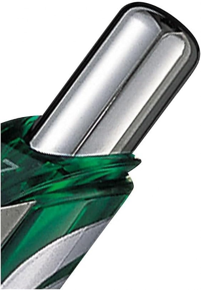 بنتل قلم رولربال قابل للسحب من نوع Pentel EnerGel RTX، لون الحبر أخضر، متوسط الحجم (BL77-D) - Image 2
