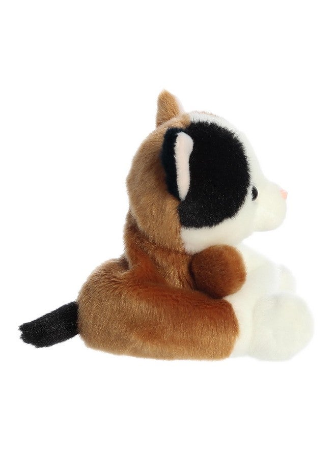Aurora® Adorable Palm Pals™ Peebs Calico Cat™ Stuffed Animal - Pocket-Sized Play - Collectable Fun - White 5 Inches - Image 3