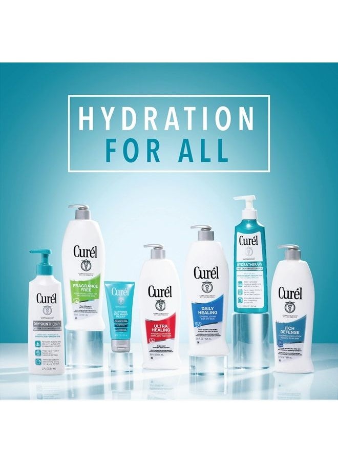 Curel - Itch Defense Calming Body Lotion for Dry Itchy Skin, Moisturizer with Advanced Ceramide Complex, Pro-Vitamin B5, Shea Butter, 13 oz - Image 1