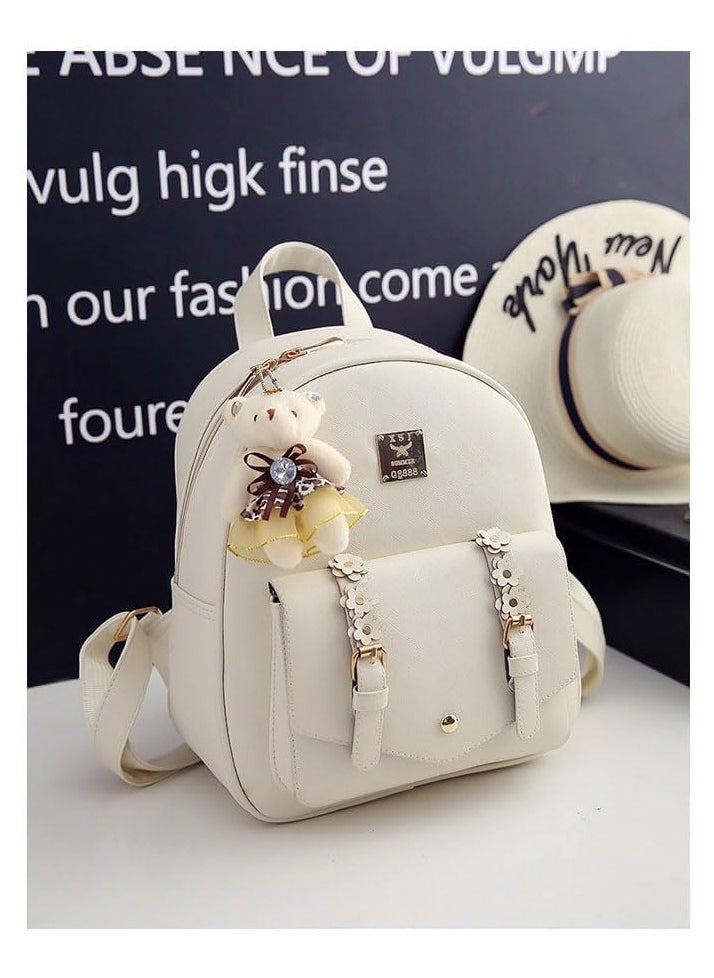 General - 3 Pcs Women's Girls Fashion Backpack - Lightweight Travel Schoolbag Multi-Pocket Oxford Cloth Backpack for Fashionable and Practical - Image 1