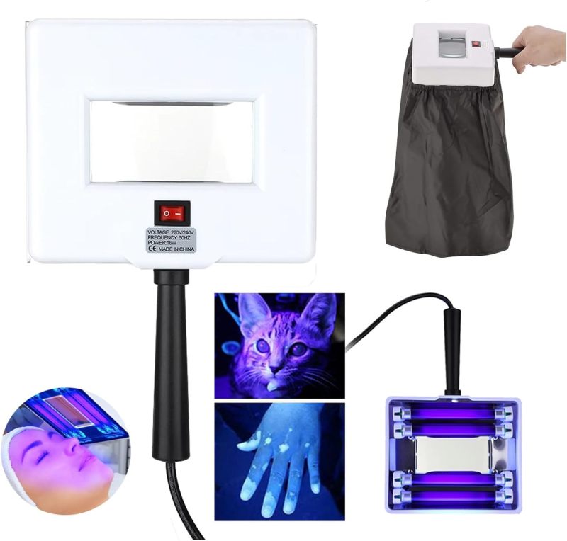 Woods Lamp Skin Analyzer 20X Magnifying Uv Skin Analyzer - Professional Salon Grade Skin Care Device For Facial Pet Skin Analysis - Image 1