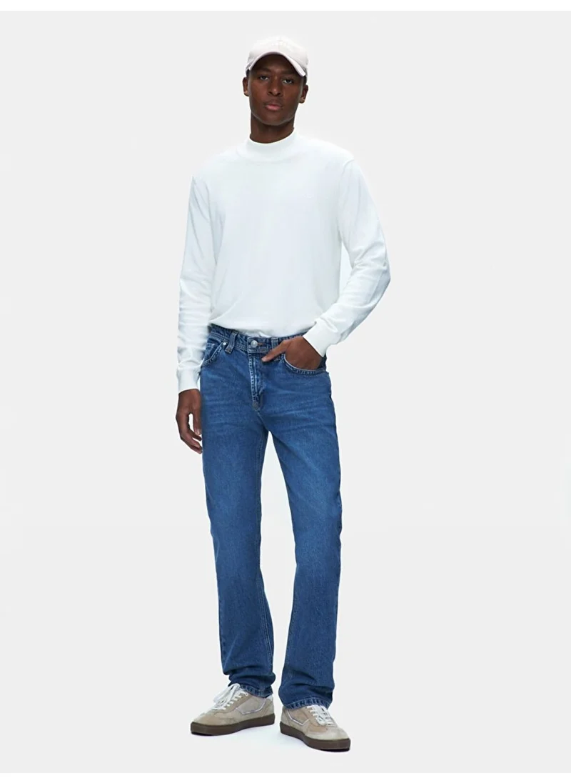 ال تي بي Hollywood Y Straight Leg Mid Waist Jeans