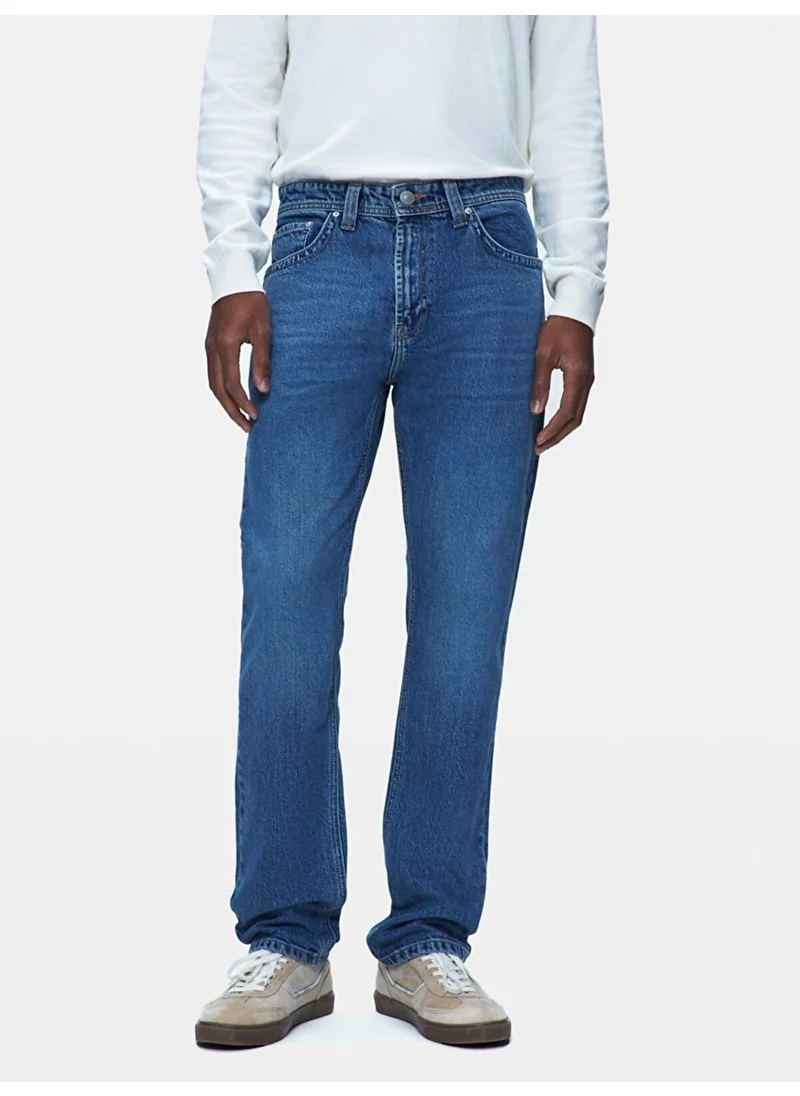 ال تي بي Hollywood Y Straight Leg Mid Waist Jeans