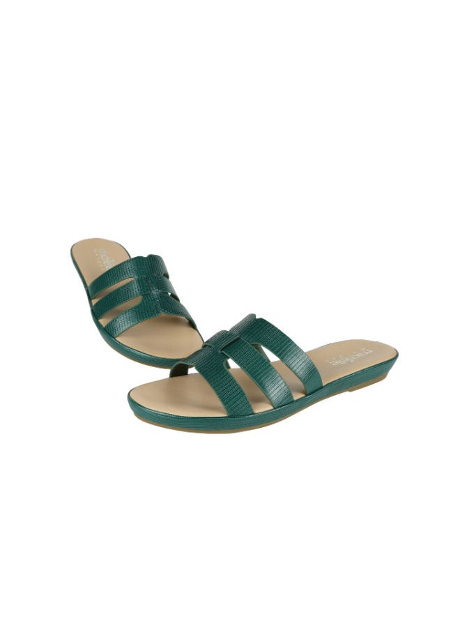 Michelle Morgan Michelle Morgan Ladies Low Flat Round 114RC679 Green  - Image 2