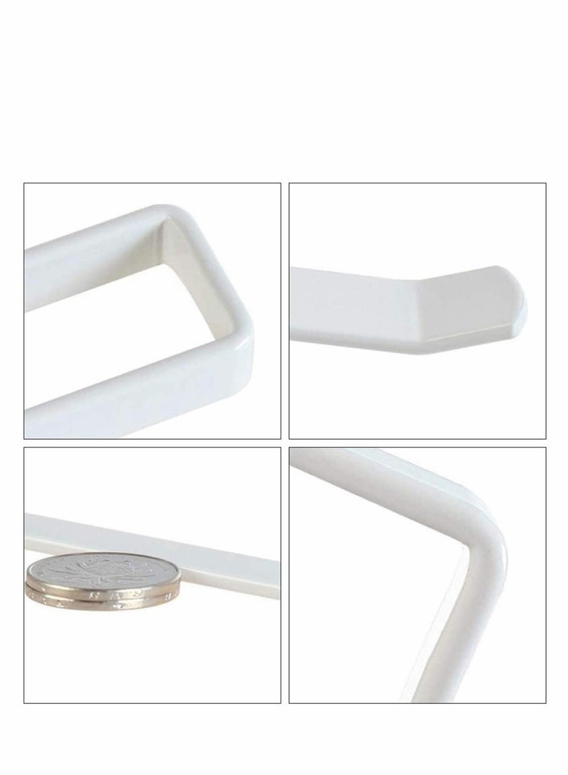 Excefore Kitchen PaPer Roll Holder Trivets Towel Rack Cabinet Napkins Storage Rack Holder Kitchen Roll Holder Dispenser Under Cabinet Roll Paper Towel Holder Storage Rack Shelf  - Image 3