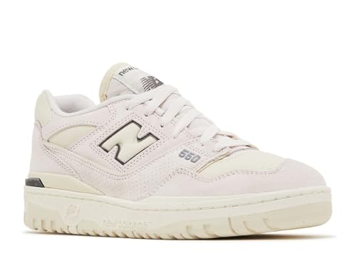 New Balance 550 Women's Shoes, Linen/Pink Granite/Sea Salt, Size 8.5 - Image 2