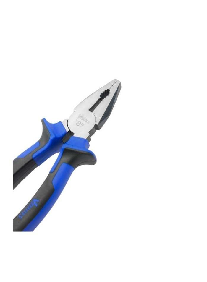 VTOOLS 8 Inch Combination Pliers with Black Polished Finish - Image 4