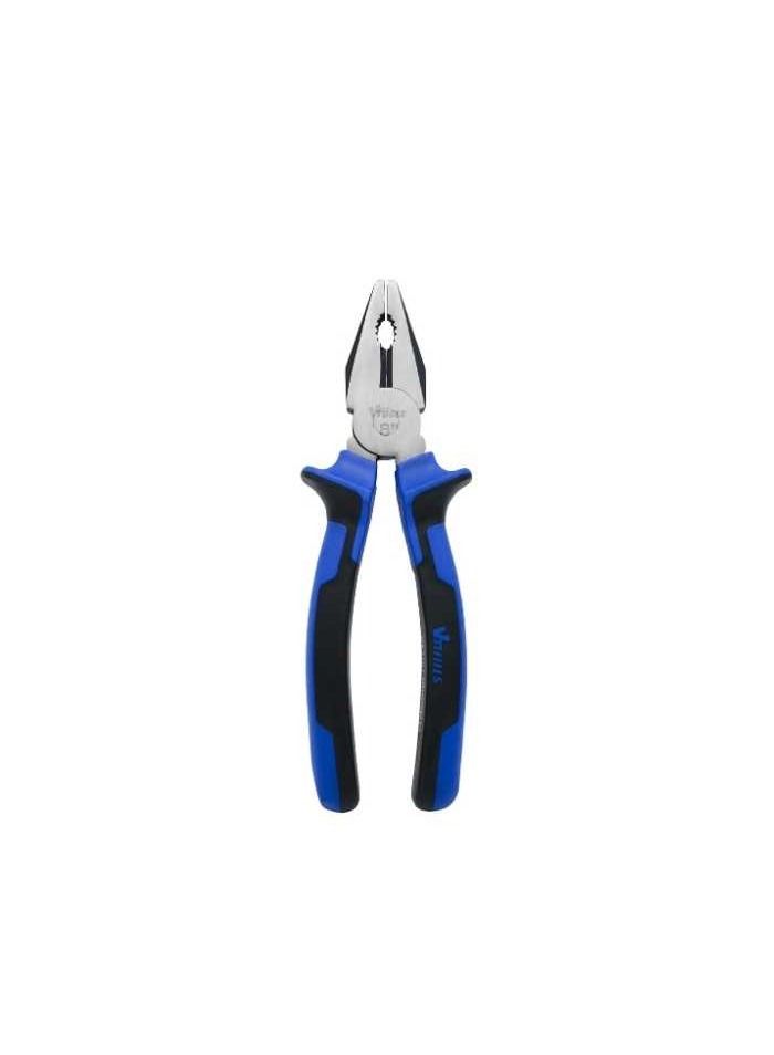 VTOOLS 8 Inch Combination Pliers with Black Polished Finish - Image 5
