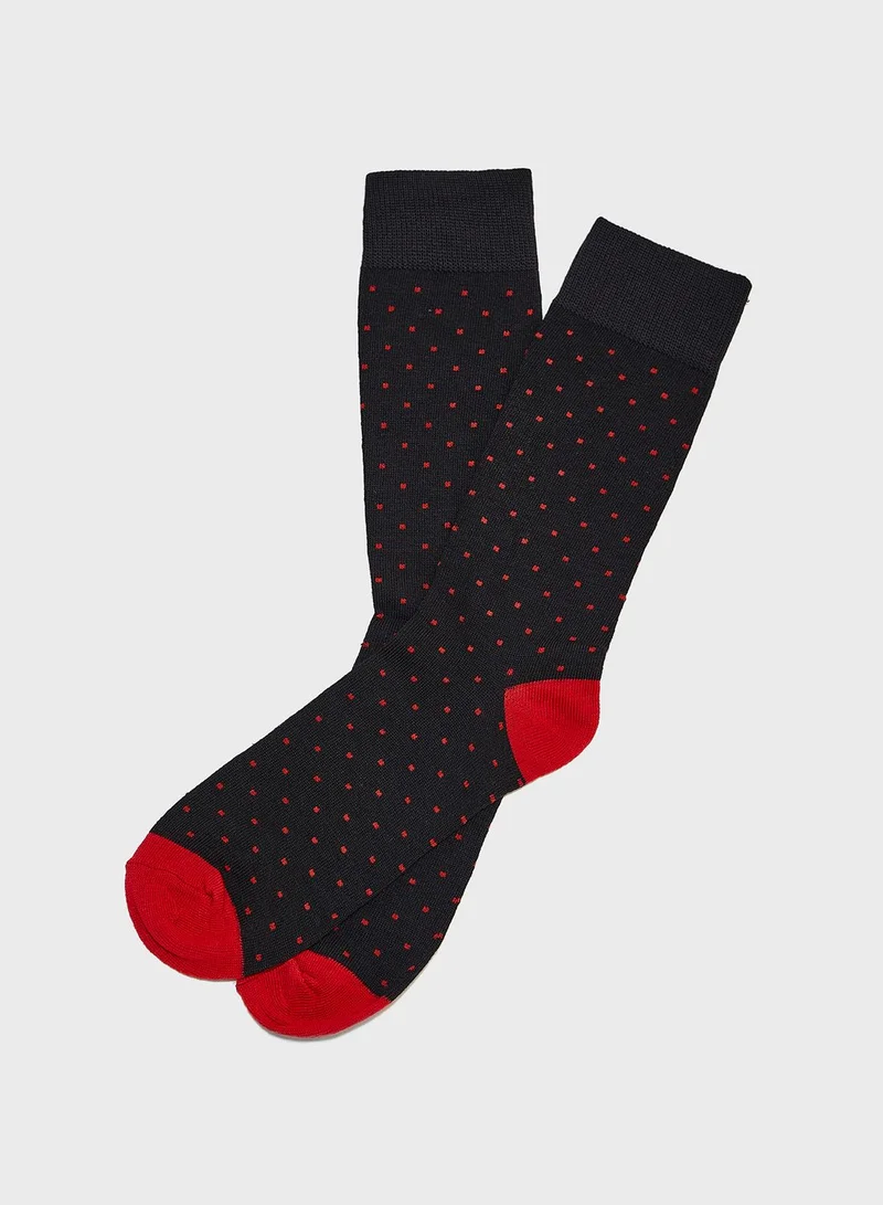 BRAVE SOUL 5 Pack Printed Crew Socks