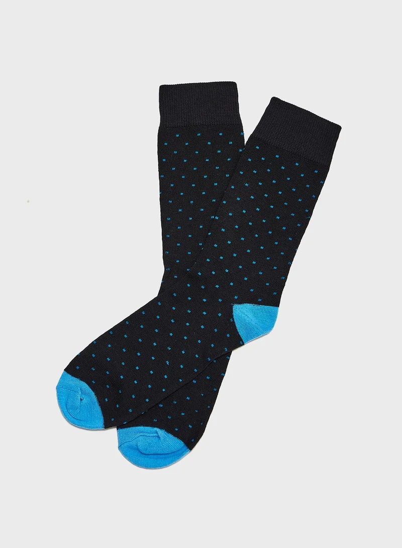 BRAVE SOUL 5 Pack Printed Crew Socks