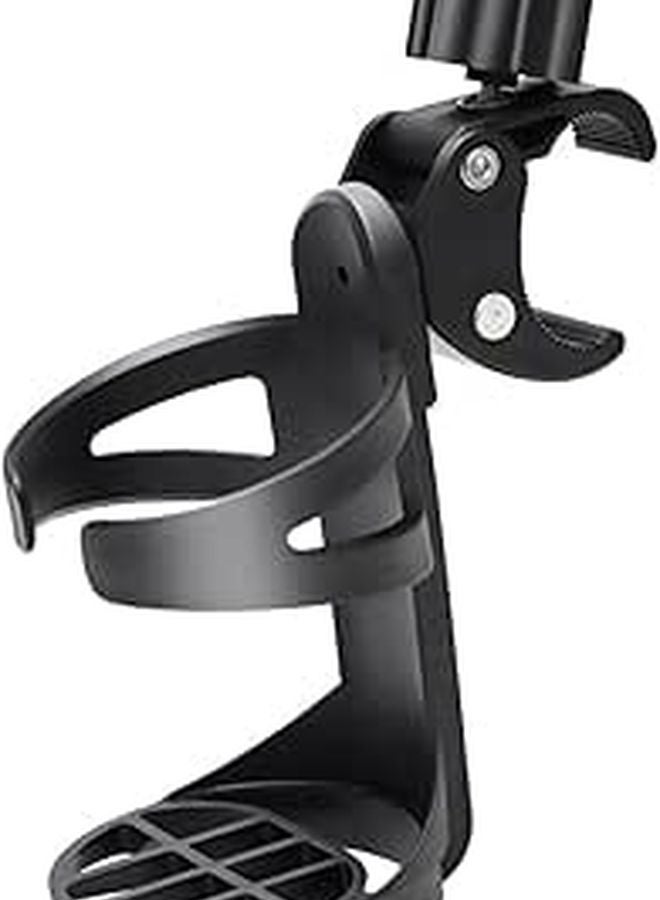 Universal Cup Holder For Wheelchair Walker Stroller And Bike With Adjustable Clamp - Image 1