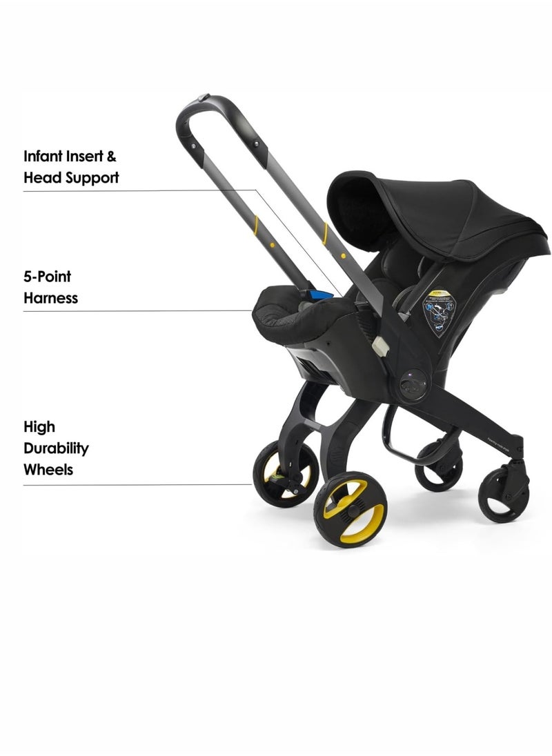 Moms Magic - 4-in-1 Multifunctional Baby Stroller | Foldable & Lightweight Aluminum Alloy Frame | Front & Rear PU Wheels with Brakes | Suitable for Babies 0-36 Months | Push Both Ways - Image 1