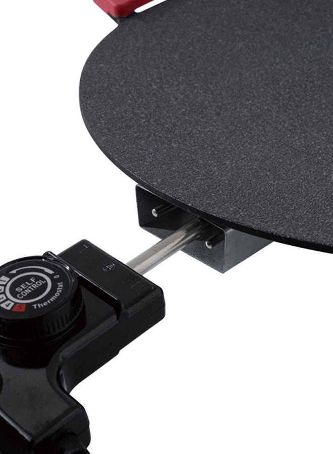 مقلاة شواء كورية 36 سم مستديرة غير لاصقة صفيحة شواء بدون دخان مقلاة شواء كهربائية للداخل الخارجي طهي خبز قلي - Image 5