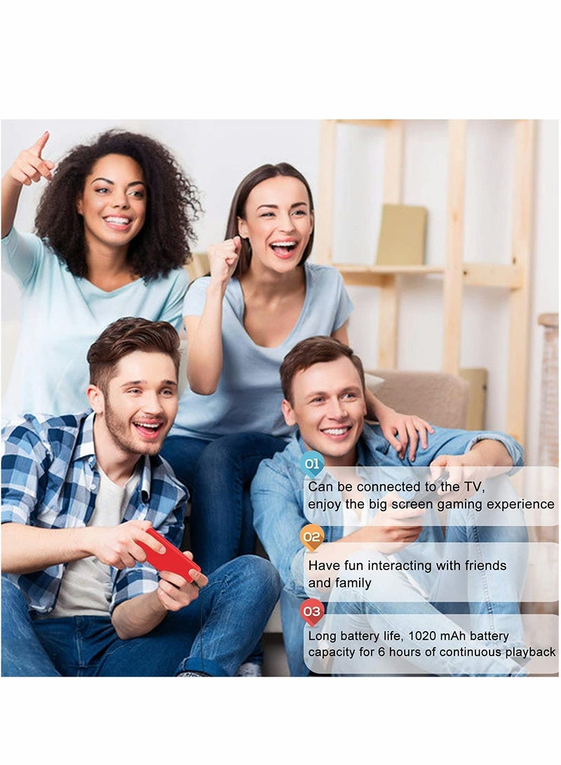 Handheld Game Console, 400 Classic FC Games, Mini Handheld Game Console with 3.0-Inches Color Screen , 1020mAh Rechargeable Battery That Can Connect to TV and Two Players - Image 2