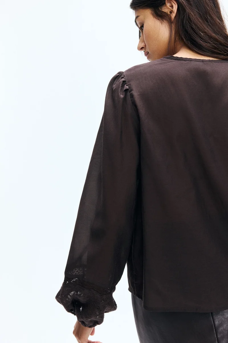 H&M Lace-detail blouse