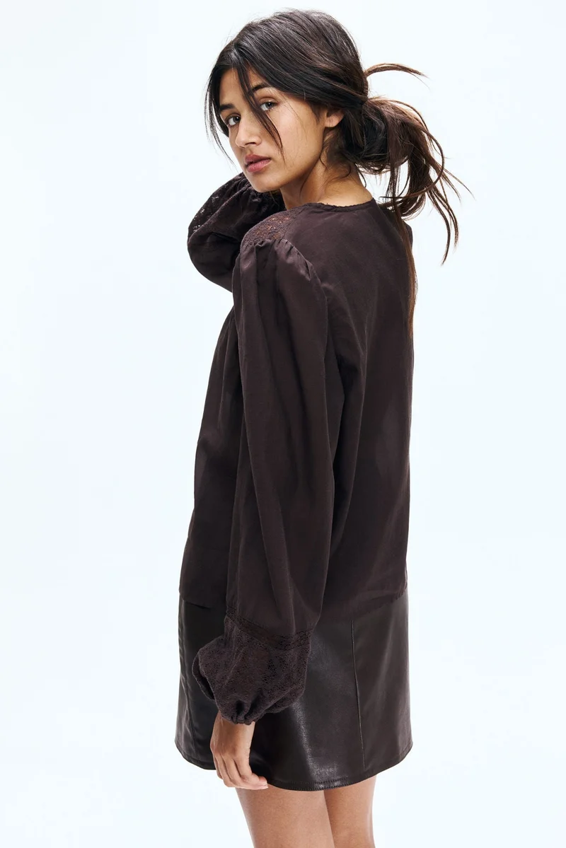 H&M Lace-detail blouse