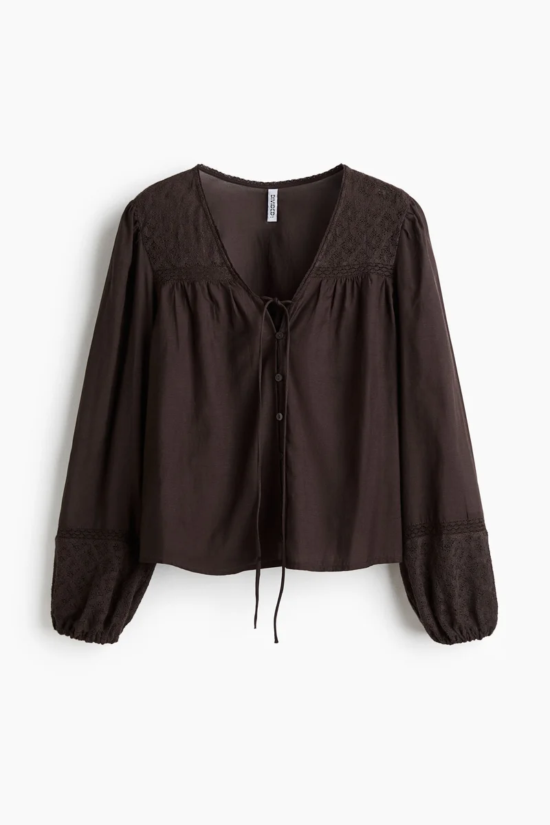 H&M Lace-detail blouse