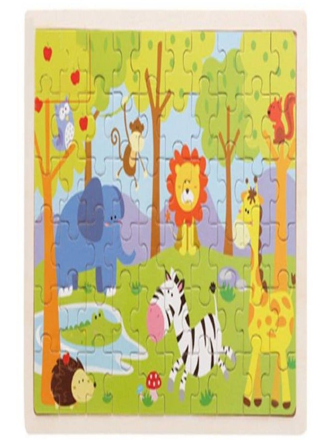 60 Pieces Wooden Puzzle