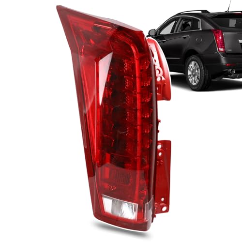 Lathsy Tail Light Assembly Compatible with 2010-2016 Cadillac SRX Left Driver Side Taillight LED Rear Brake Lamp Replace 22774015 - Image 1
