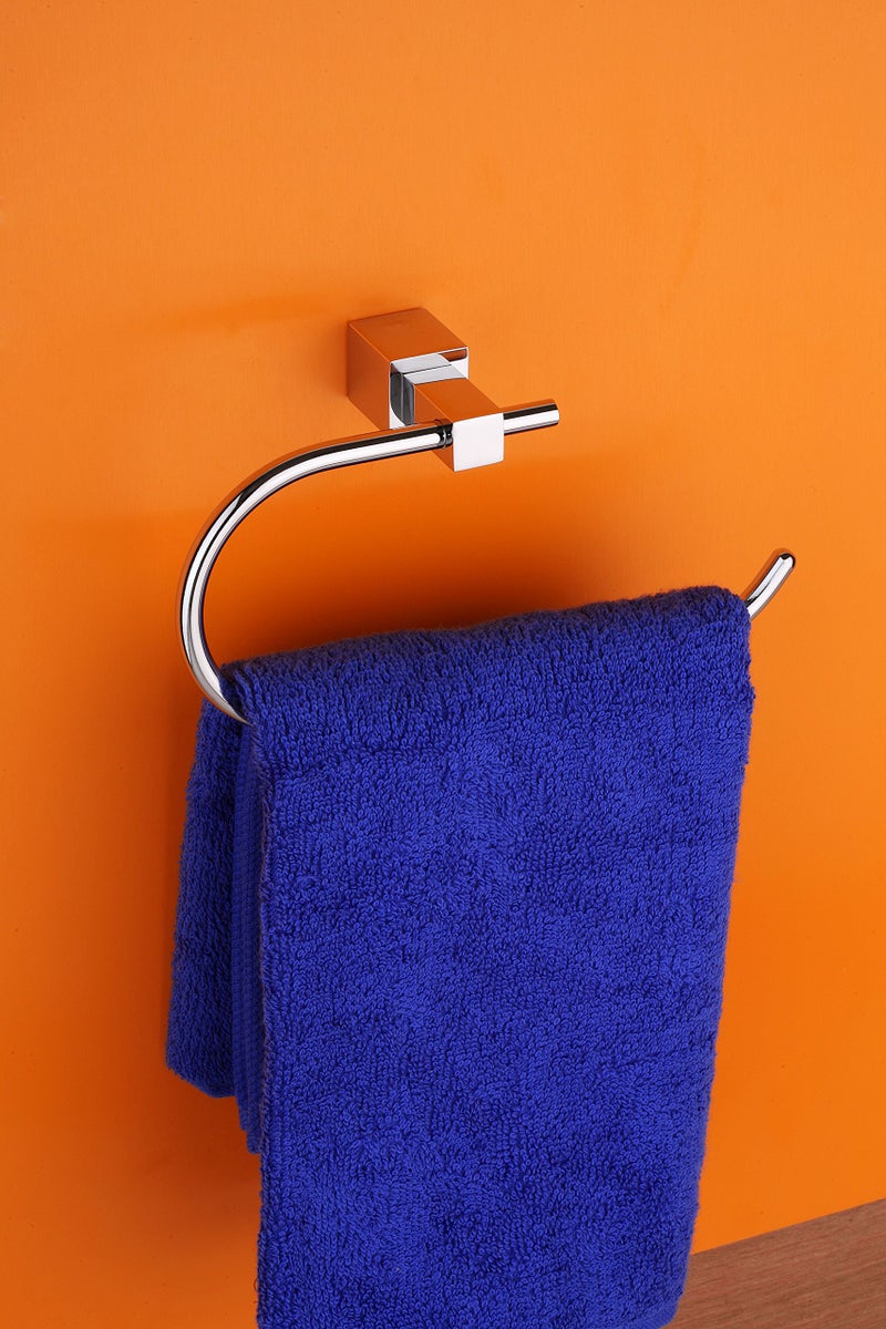 Amity Dzire Napkin Hanger | Towel Holder | Napkin Ring, Wall Mounted for Kitchen, Wash area, Bathroom, AISI 304 Grade Stainless Steel with Chrome Finish - Image 2
