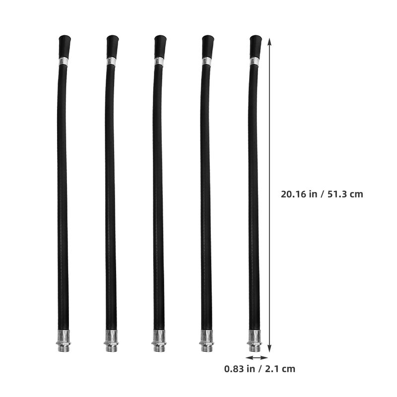 5pcs Spray Hose Black Accessories Washer Dry Chemical Extinguisher Tube Cup Water Spray Parts - Image 3