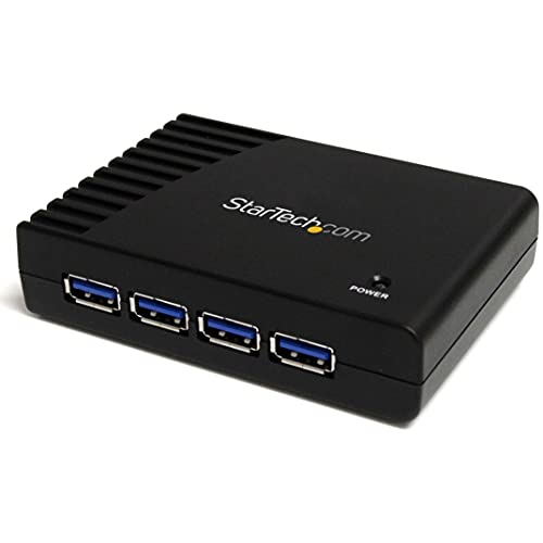 StarTech.com 4-Port USB 3.0 SuperSpeed Hub with Power Adapter 5Gbps - Portable Multiport USB-A Dock IT Pro - USB Port Expansion Hub for PC/Mac - 4 Port Powered USB Hub for PC (ST4300USB3) - Image 4