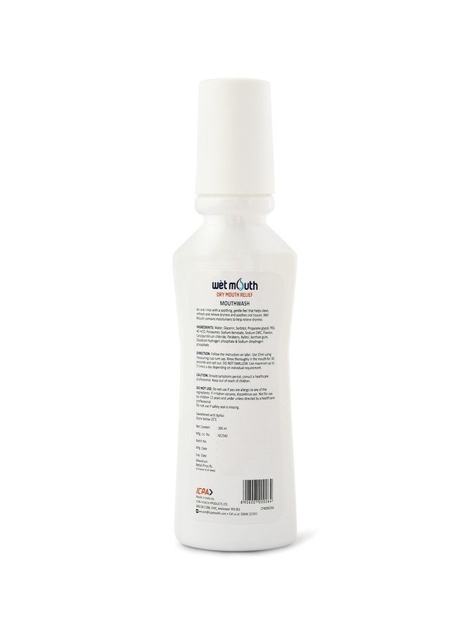 ICPA Wet Mouth | Mouth Wash with Peppermint Flovor | Saliva substitute for dry mouth and to freshen breath | 200 ml (Pack of 4) - Image 3